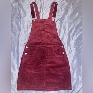 Love Tree corduroy overalls dress